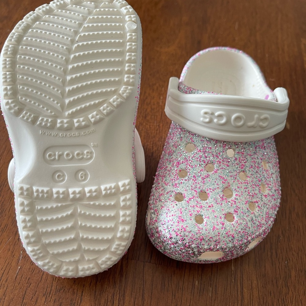 Kids Sparkle Crocs